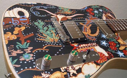 Bob Ohsiek's Cowboy motif Tele