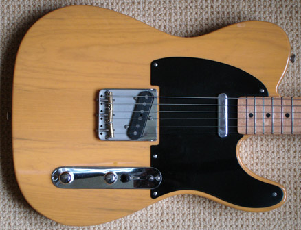 Eric Bergman's custom-built Fender 'Nocaster'